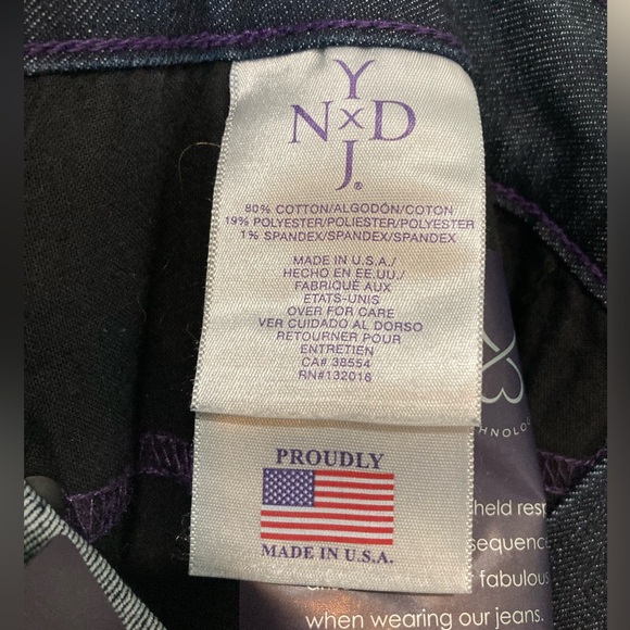 NYDJ Ankle Jeans Dark Wash NWT Size 14P - Picture 11 of 11